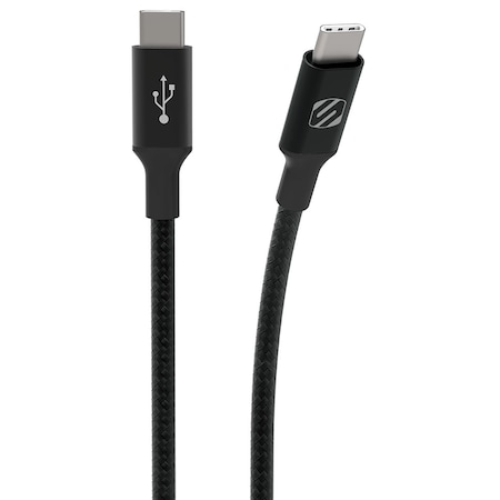 SC BRAIDED DUAL USB-C CABLE BLACK